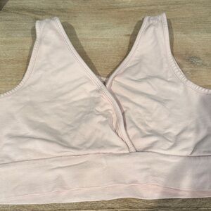 Soft Pink Women's Nursing Sleep/Comfort Bralette